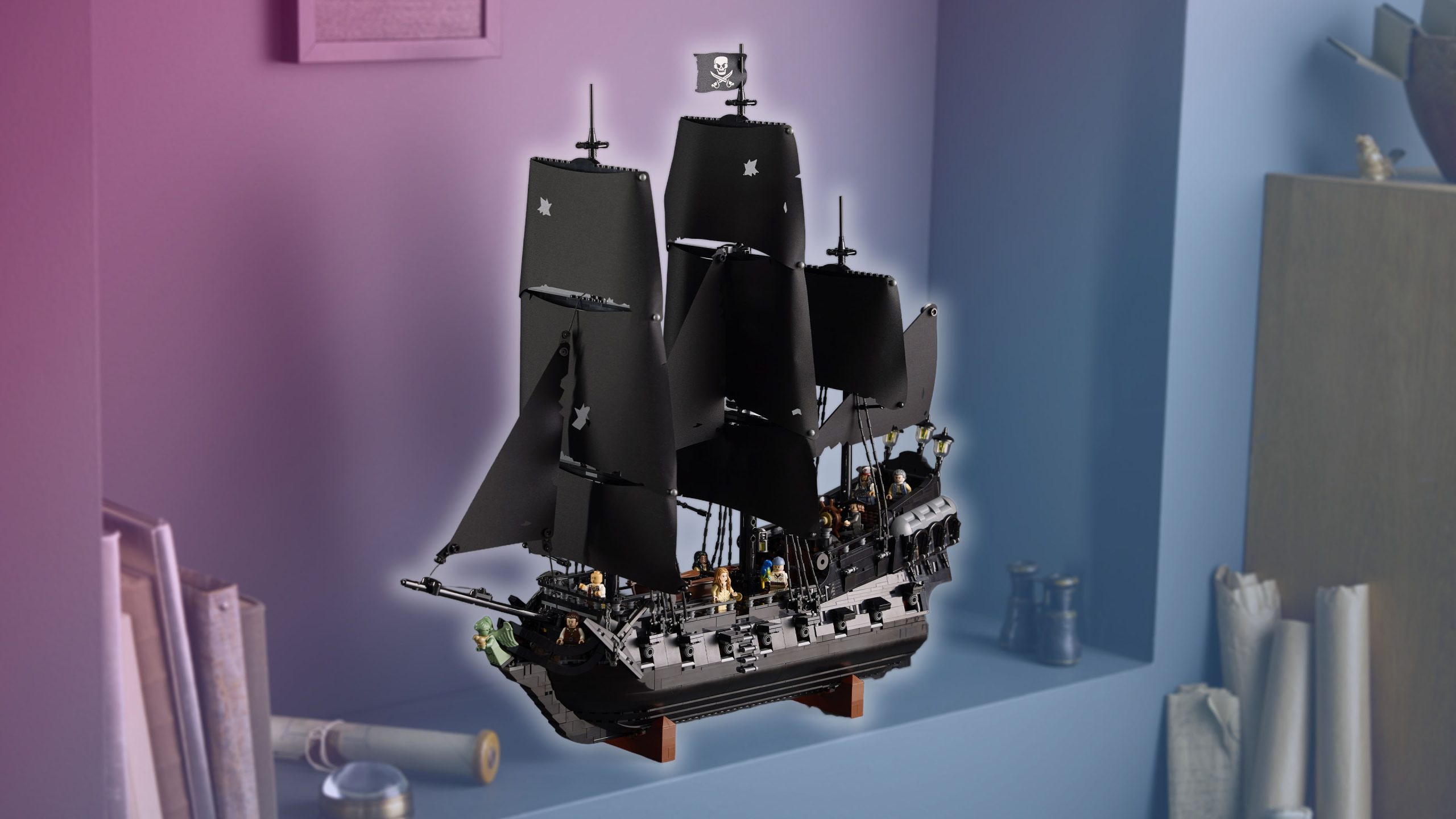La mitica Perla Nera di Capitan Jack Sparrow diventa un set LEGO da collezione alto oltre mezzo metro